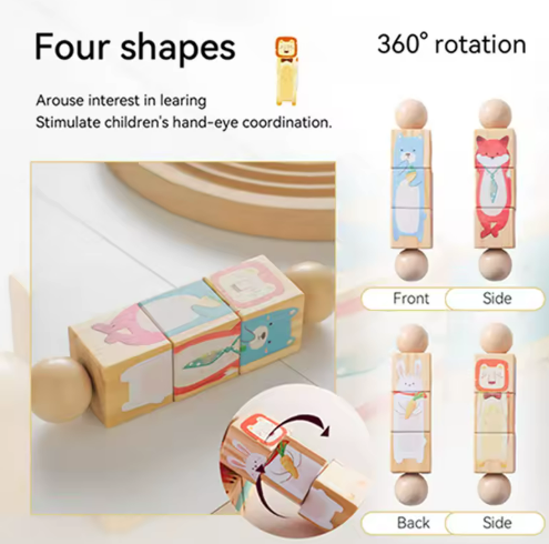 Woods™ - Spin and learn - Rotating children's puzzle