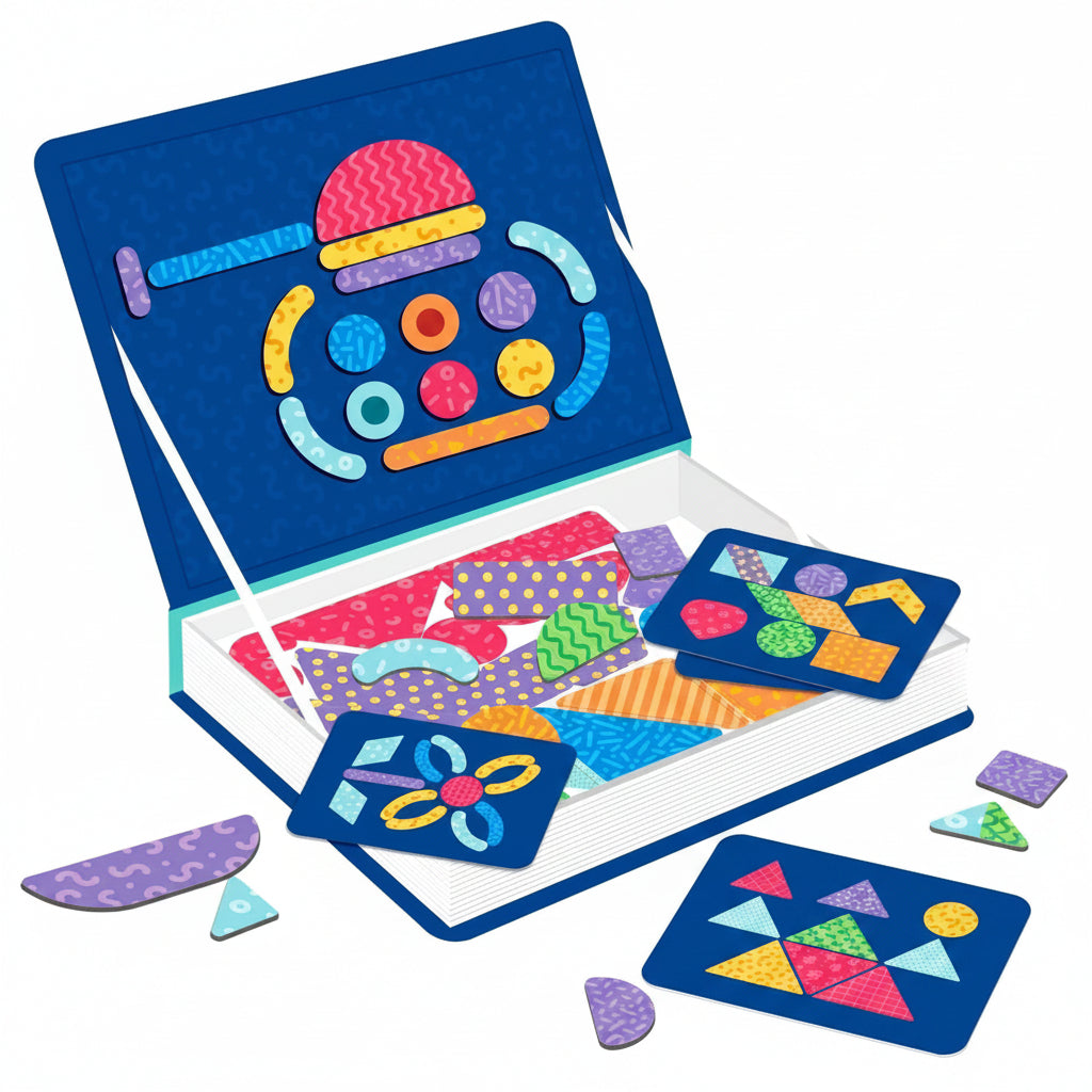 MagniPlay – Educational & Creative – Magnetic Puzzle Book