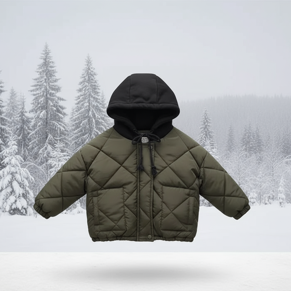 CozyShield – Warm & Cool – Quilted Hoodie Jacket