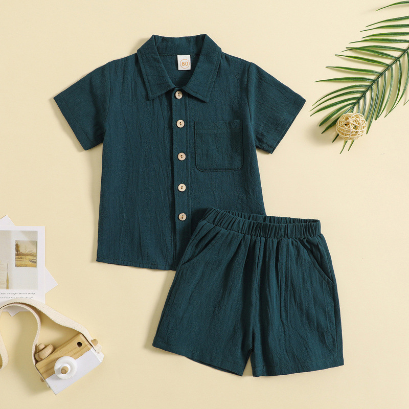 Mini Fashion™ - Cotton Linen Summer Set Boys