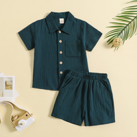 Thumbnail for Mini Fashion™ - Cotton Linen Summer Set Boys