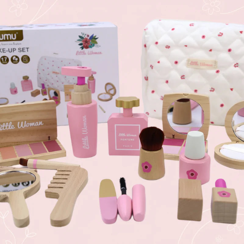 Wooden Makeup Play Set – Creative & Role-Play – Wooden Makeup Set