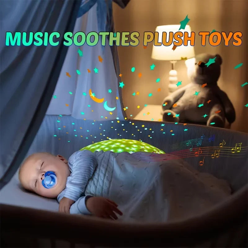 StarPlush – Soft & Soothing – Cuddly Toy with Night Light Projector