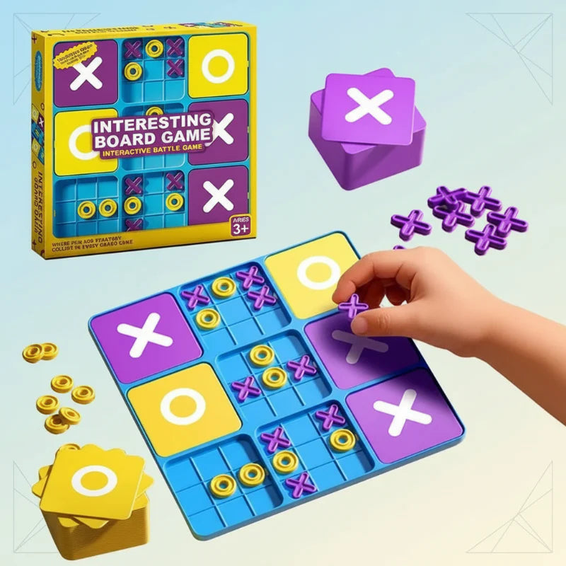 ThinkTac – Smart & Challenging – Tic-Tac-Toe Brain Teaser (Noughts and Crosses)