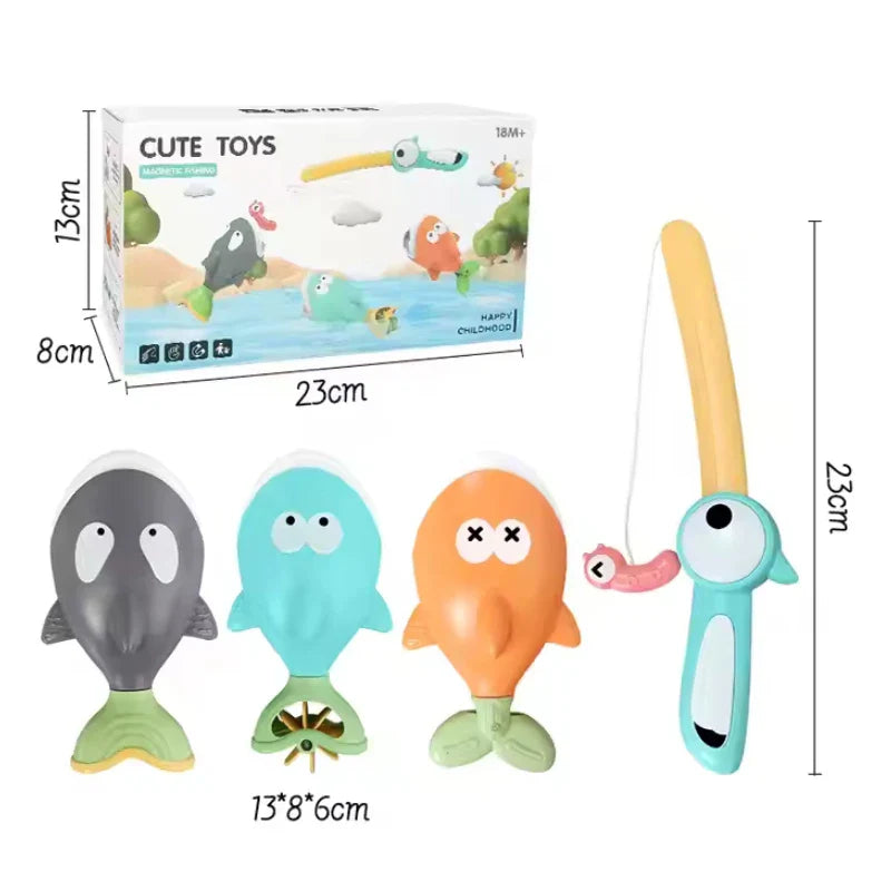 Splash & Catch™ - Fishing & Splashing - Fishing rod set in bath