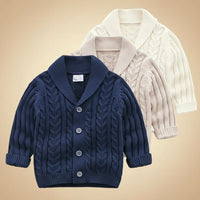 Thumbnail for CozyCub – Comfortable & Stylish – Knitted Children's Cardigan Sweater