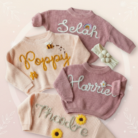 Thumbnail for TinyStitch – Personalized Knitted Name Sweater for Children