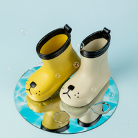 Thumbnail for PuddlePaws Kids – Waterproof & Playful - Woof Rain Boots