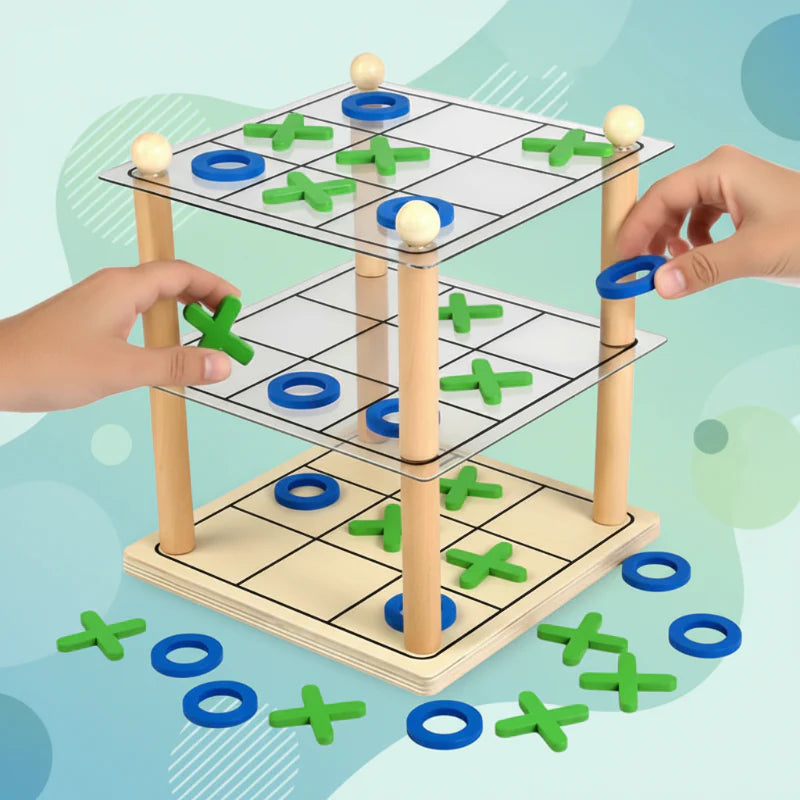 LogicTower – Educational & Smart – Tic-Tac-Toe 3D