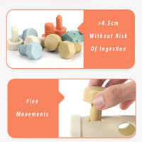Thumbnail for Magnet Toys™ - Creativity & Motor Skills - Montessori Sliding and Screwing Fun