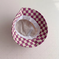 Thumbnail for Bucket Hat – Cute & Protective – Children's Checkered Hat