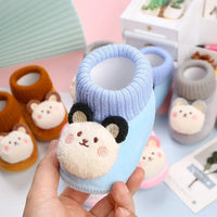 Thumbnail for CuddleSteps – Warm and non-slip – Animal Baby Slippers