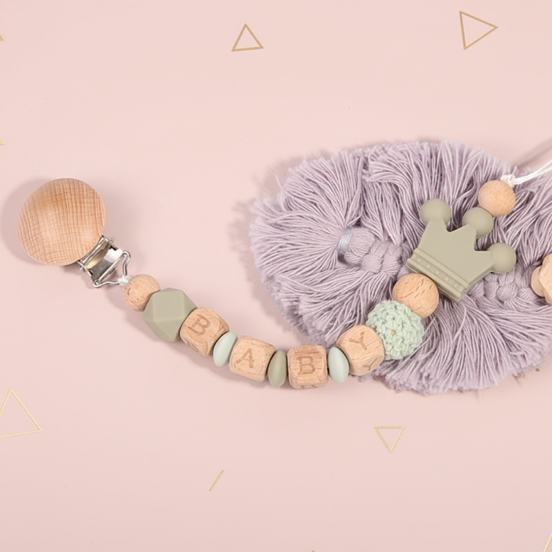 Personalized Pacifier Chain – Safe & Stylish - Personalized Pacifier Chain