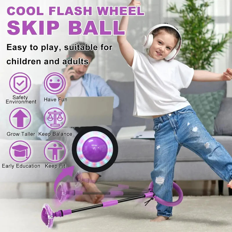 Flash Wheel Skip Ball – Active & Energetic – Single-Jump Ball
