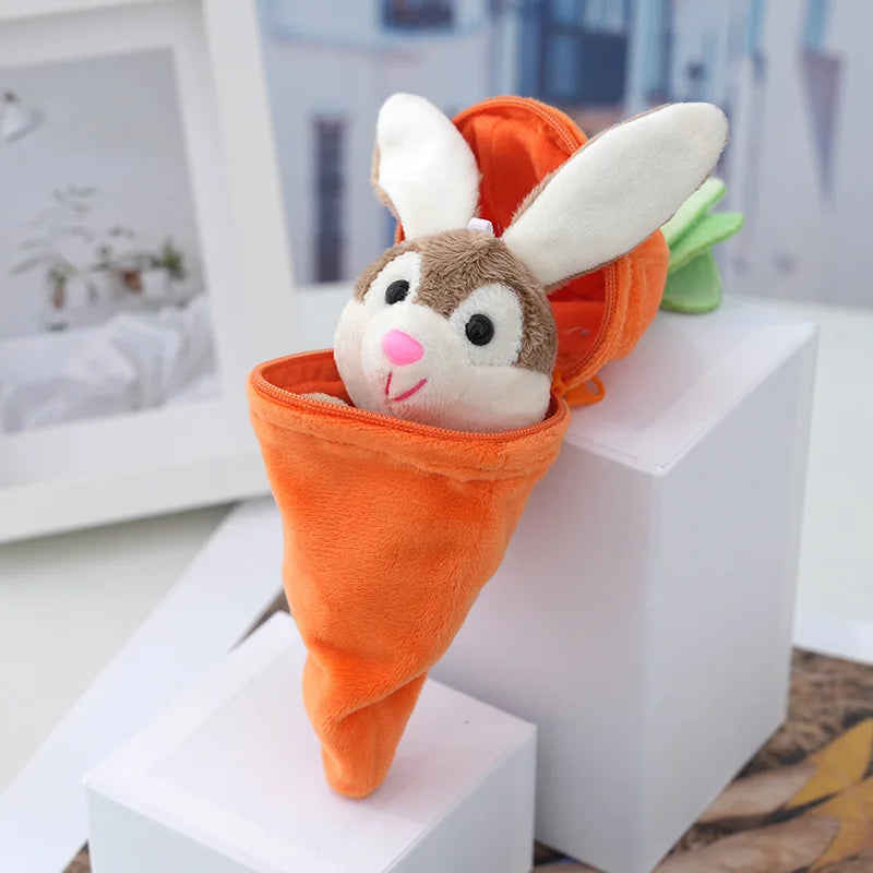 Personalized Bunny – The Ultimate Easter Gift - Plush Carrot Bunny with Name