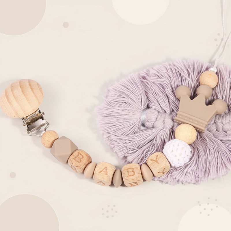 Personalized Pacifier Chain – Safe & Stylish - Personalized Pacifier Chain