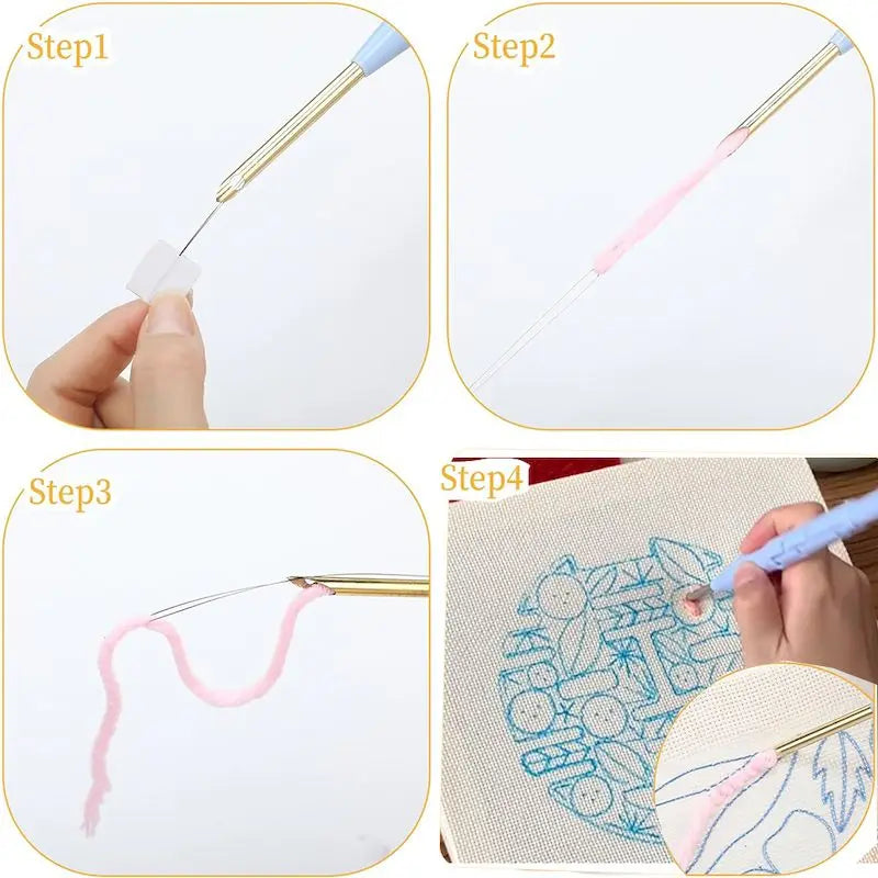 ThreadArt – Handmade & Colorful – Animal Embroidery Kit
