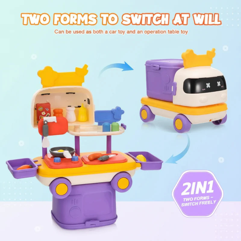 FoodDrive – Interactive & Creative – Car Kitchen Play Set