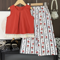 Thumbnail for Sleeveless Tops & Pants – Soft & Stylish – Children's Summer Outfit