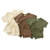 Thumbnail for Mini Fashion™ - Summer rib fabric clothing set.