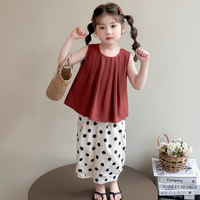 Thumbnail for Sleeveless Tops & Pants – Soft & Stylish – Children's Summer Outfit