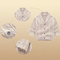 Thumbnail for CozyCub – Comfortable & Stylish – Knitted Children's Cardigan Sweater