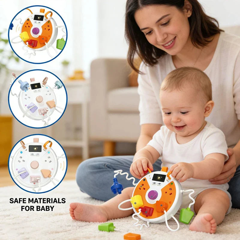 Light Up Busy Board – Motor Skills & Development – Activity Board