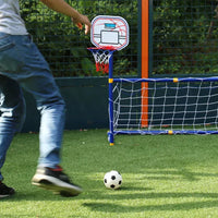 Thumbnail for Kids Ball Games - Double Fun - Soccer & Basketball Toy Set