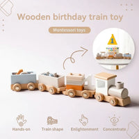 Thumbnail for TrainCount –  Classic & Educational – Wooden Montessori Train