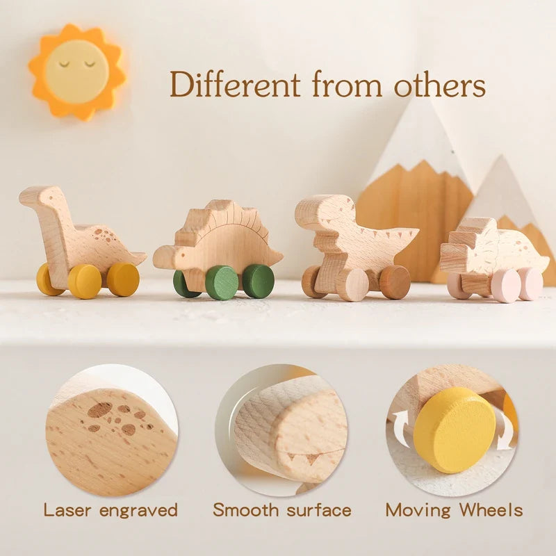 Woods™ - Dino on Wheels! - Toy Dino Car