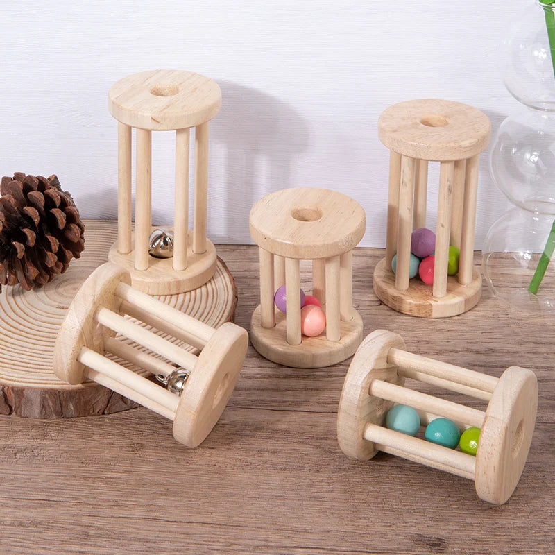 Music Rattle™ – Merry Roller Cage - Wooden Rattle Toys