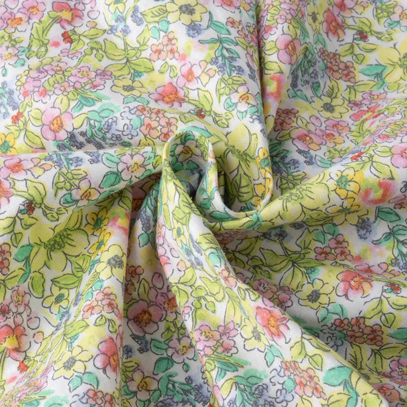 Floral Dress – Light & Airy – Girls' Flutter-Sleeve Dress