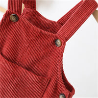 Thumbnail for TinyTrend – Comfortable and stylish – Ribbed fabric dungarees