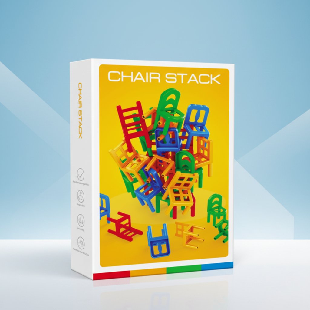 Chair Stack™ - Interactive & Stimulate Creativity - Stacking Chairs Game