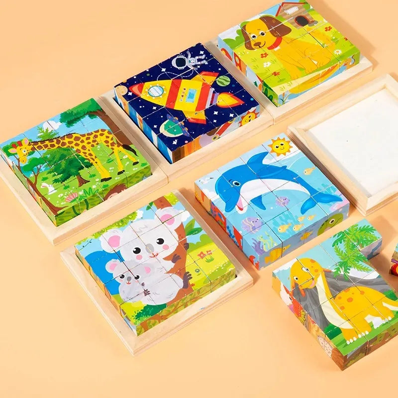 CubePuzzle – Fun & Educational - 3D Wooden Blocks Puzzle