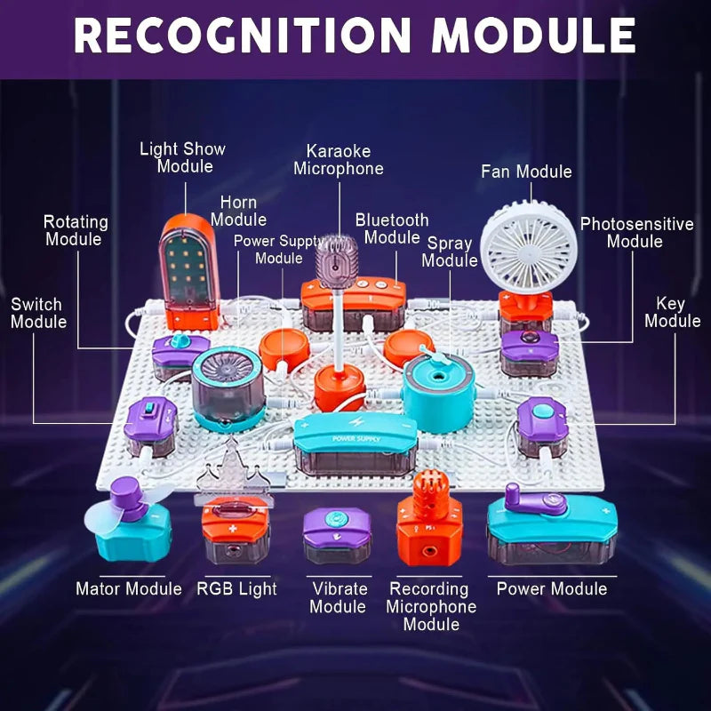 STEM Electronic Building Kit – Educational & Technical – Circuit Experiment Kit
