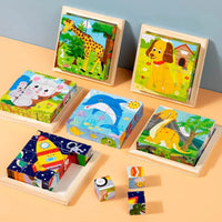 Thumbnail for CubePuzzle – Fun & Educational - 3D Wooden Blocks Puzzle