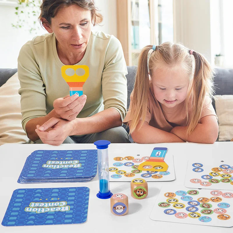 Puzzle Duel™ - Fast & Smart - Interactive Reaction Board Game