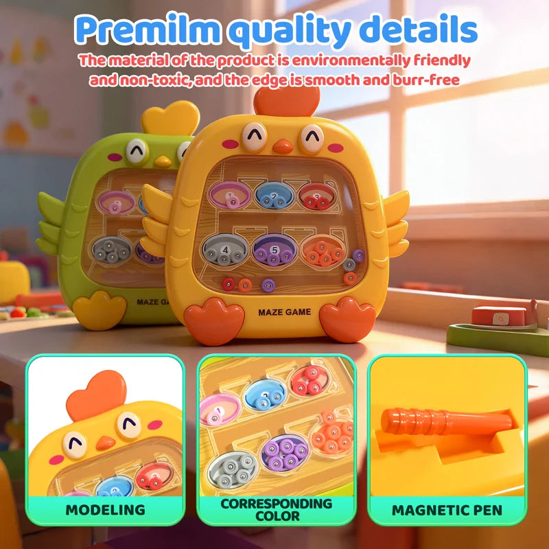 Color Number Maze – Great for on the go – Magnetic Maze