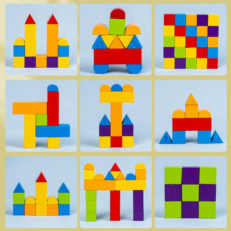 Reflection Play™ – Mirroring & Learning - Puzzle blocks with mirror