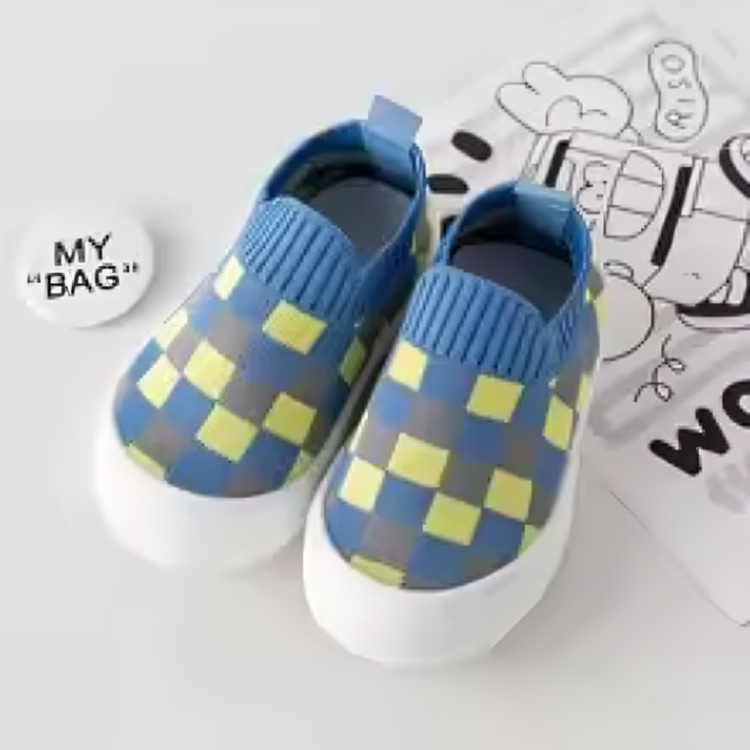 Mini Fashion™ - Blocked pattern - Flexible Slip-on Shoe