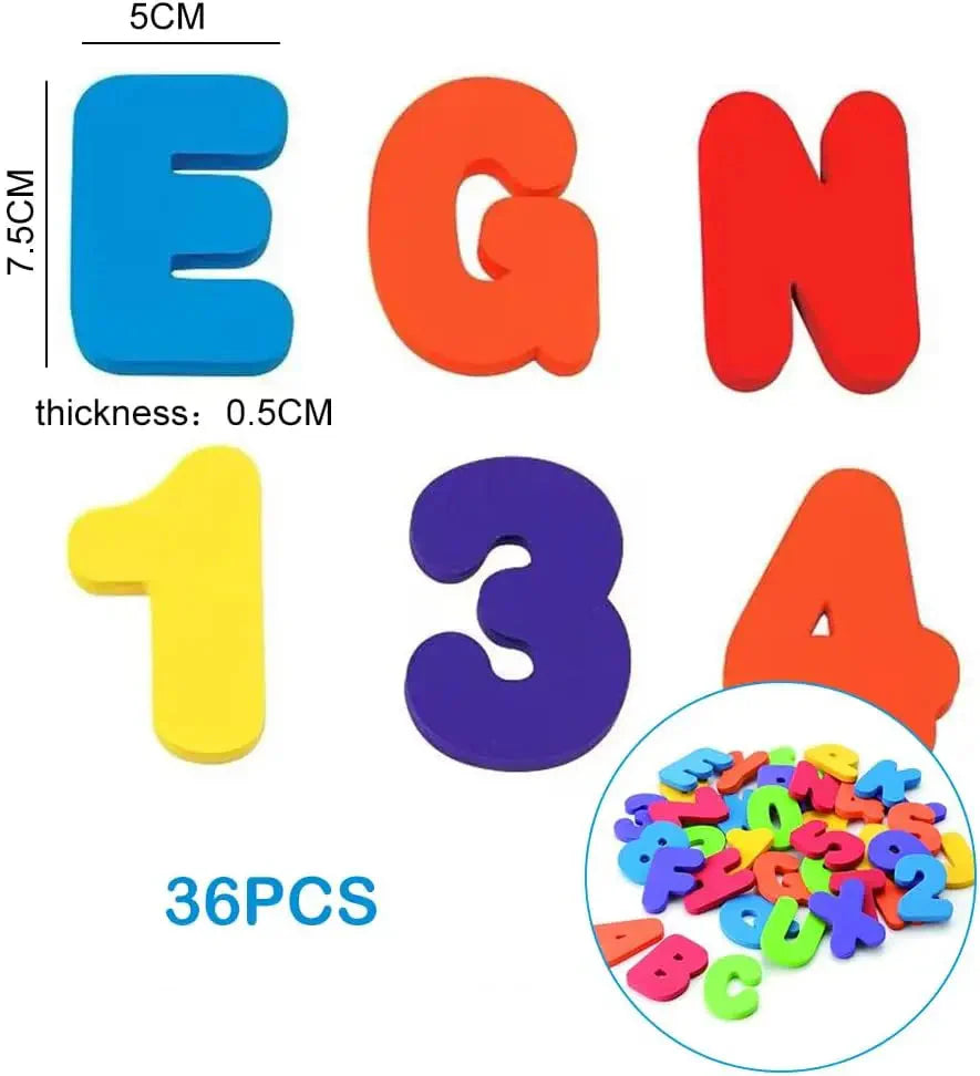 Colorful Bathing Letters™ - Educational & Fun - Colorful Bath Letters