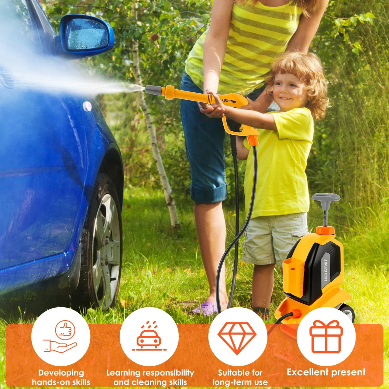 CarWash – Playful & Fun – Car Wash Play Set for Children
