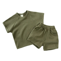 Thumbnail for Mini Fashion™ - Summer rib fabric clothing set.