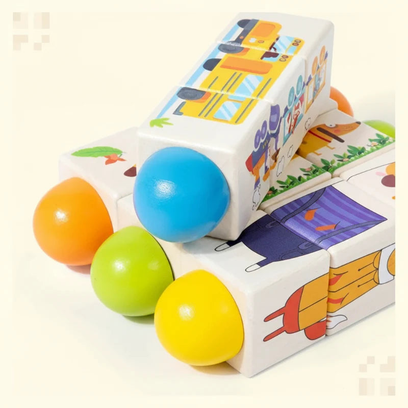 WoodiTurn – Educational & Fun – Rotating Puzzle