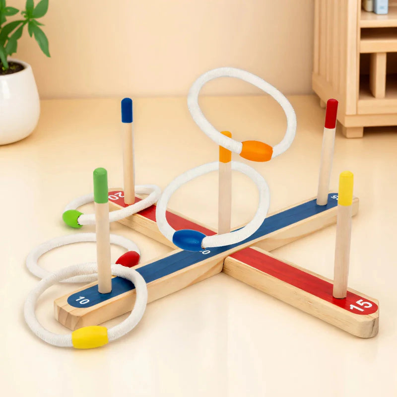 Montessori Ring Toss Game – Active & Educational – Ring Toss Game