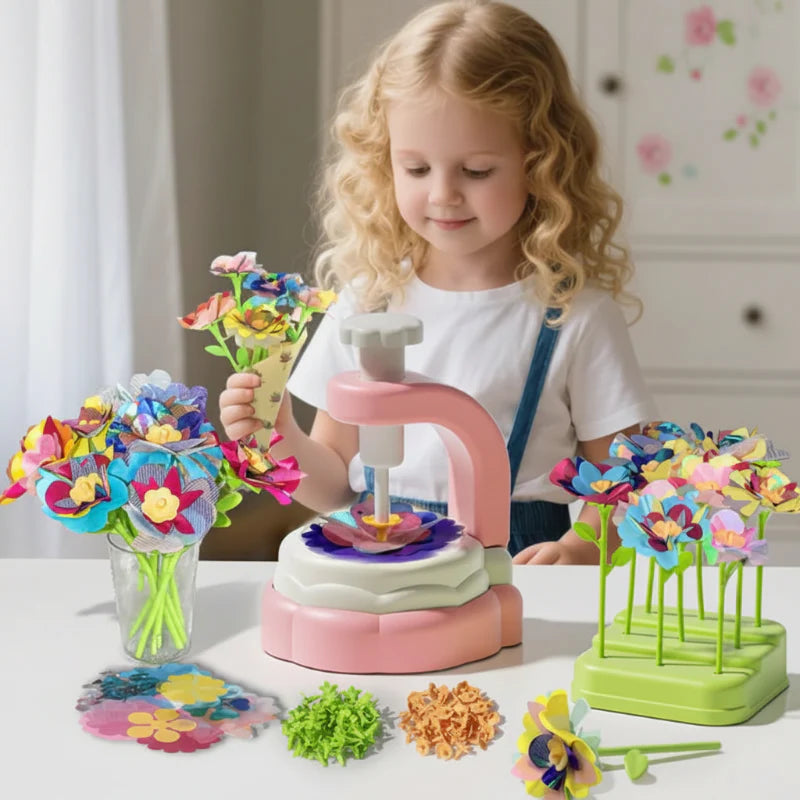 DIY Flower Bouquet Toy – Creative and Interactive – Craft Activity Set with Flowers