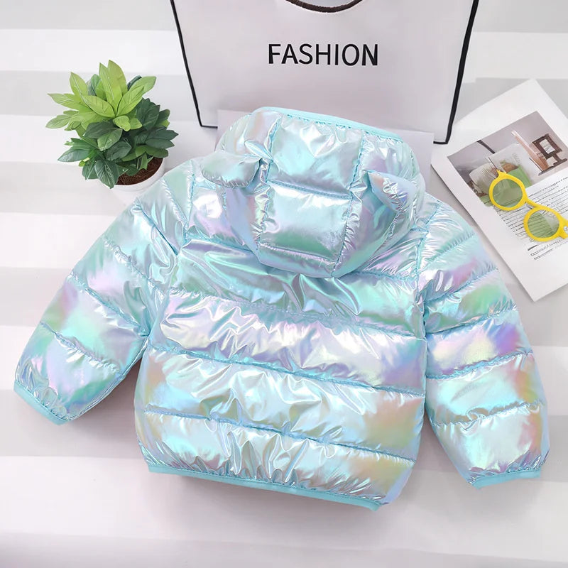 CuddleCoat  – Thick Padded Jacket with Bear Hood