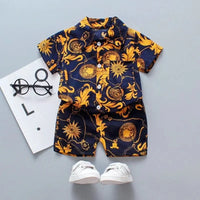 Thumbnail for Mini Fashion™ - Fresh & Cheerful - Flowers Boys Set