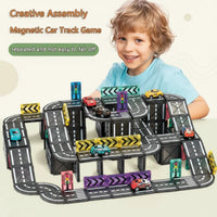 Thumbnail for MagnetoTrack – Creative & Playful – Magnetic Tiles Car Set